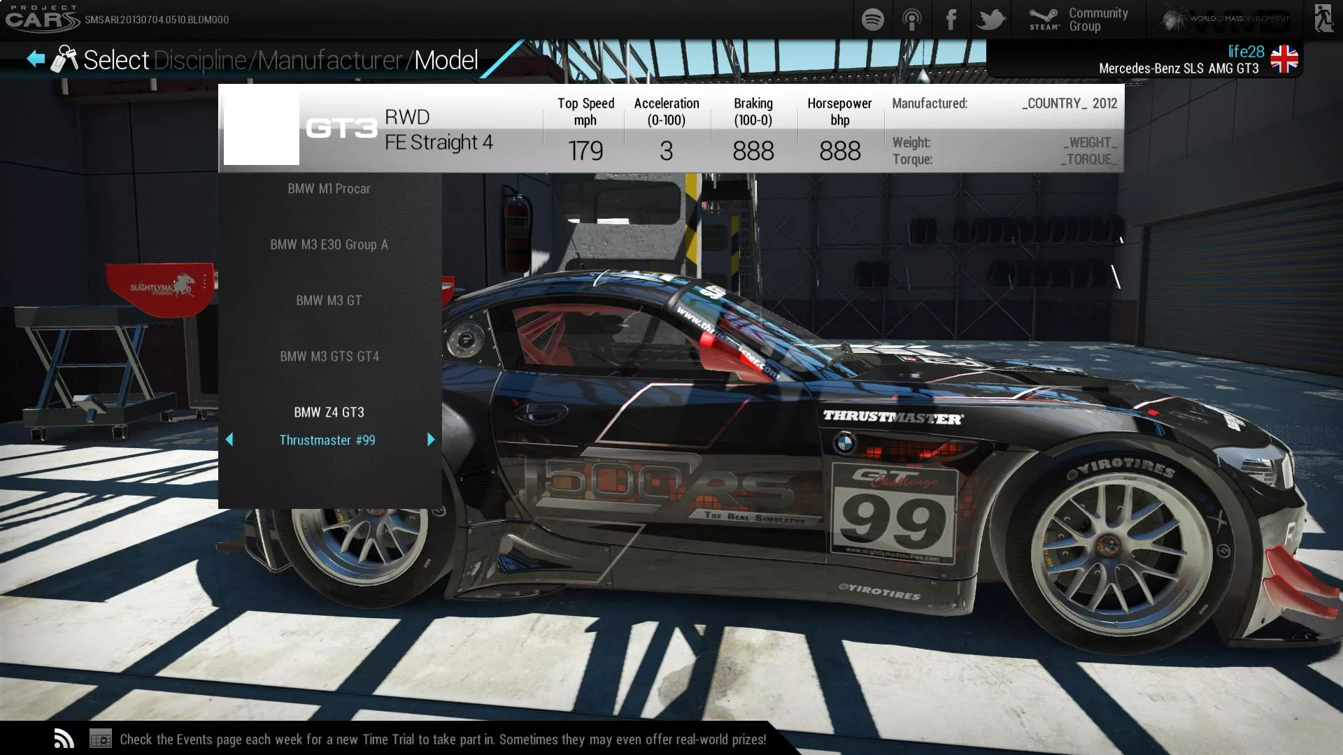 Project cars pagani screenshot 1