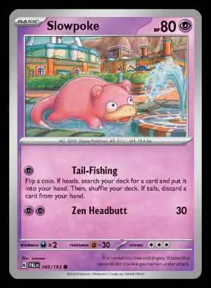 Pokemon TCG Scarlet Violet Paldea Evolved Slowpoke