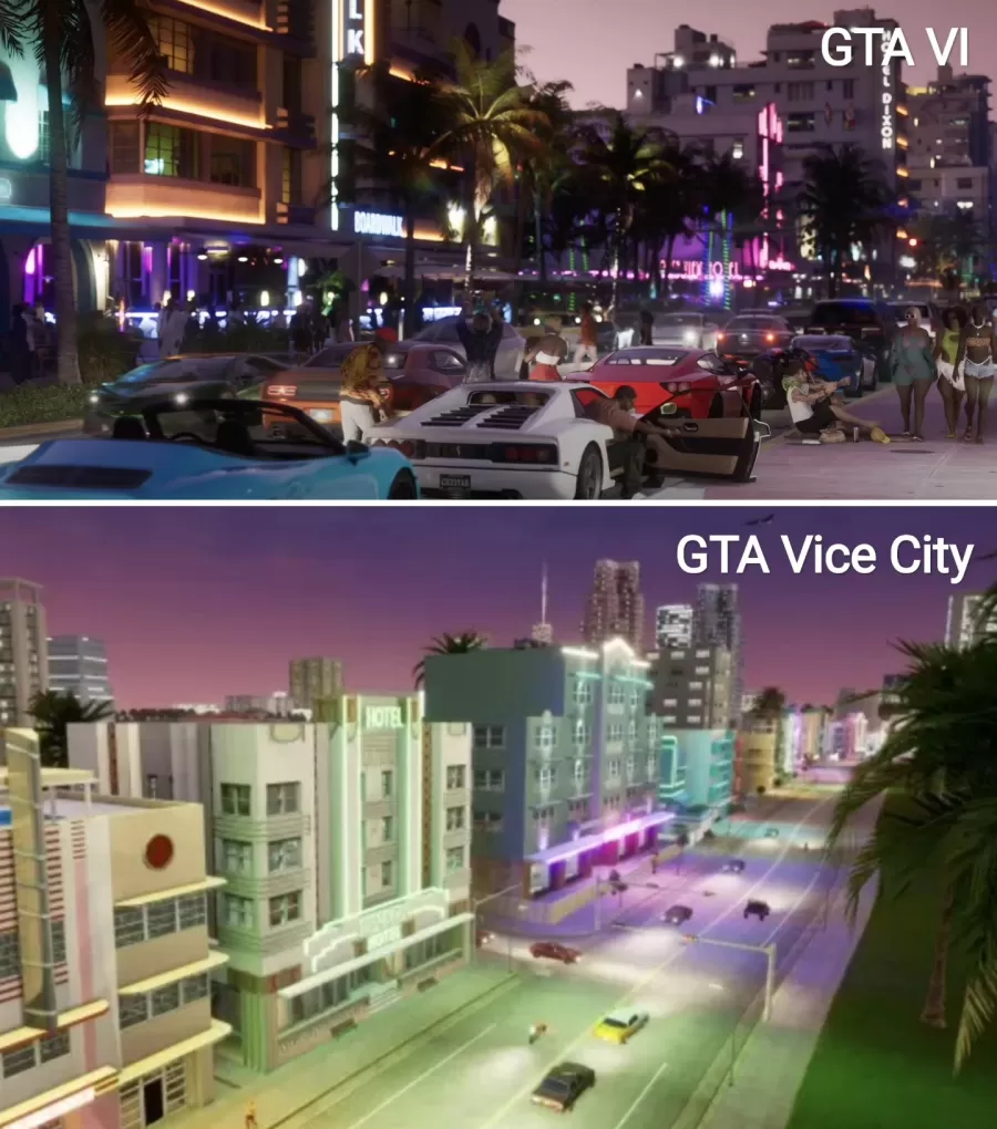 GTA VI vs GTA Vice City