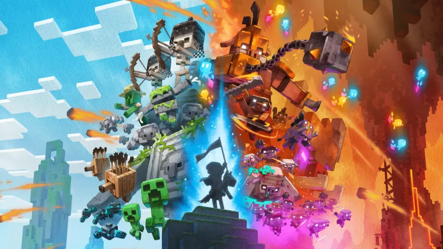 Minecraft Legends game wallpaper
