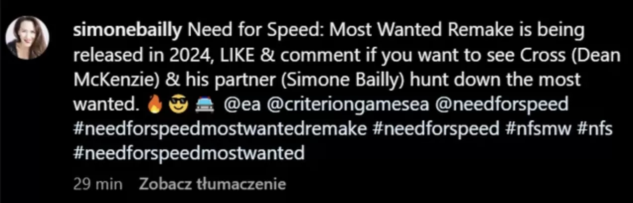 Need for Speed: Most Wanted leak