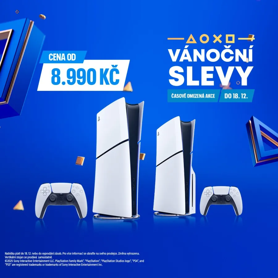 PlayStation 5 cena vianoce 2025 CZ