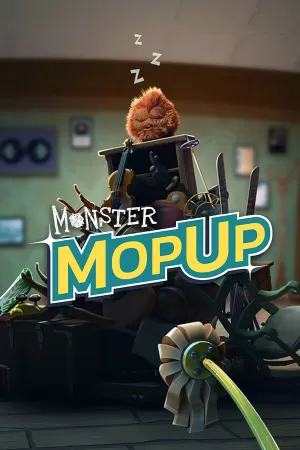 Box-art pre hru s názvom Monster Mop Up