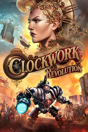Box-art pre hru s názvom Clockwork Revolution