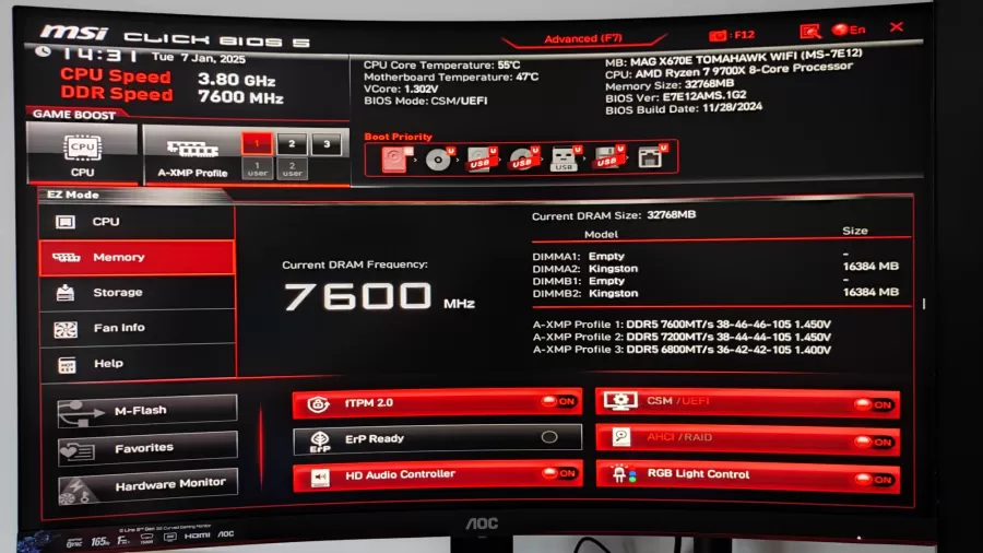 Kingston Fury Renegade 64 GB RAM test 4