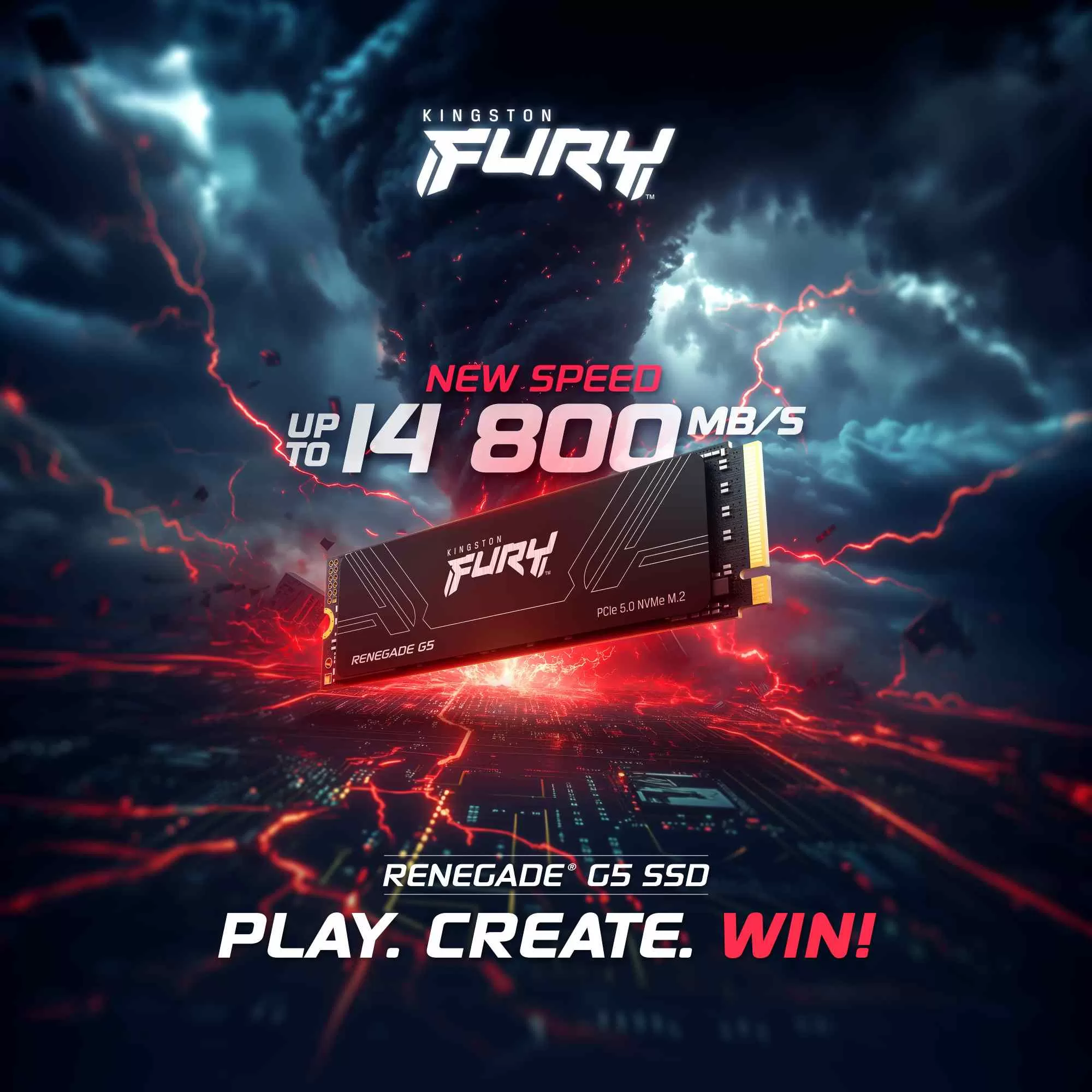 Kingston Fury Renegade G5 SSD disk PCIe 5.0 NVMe