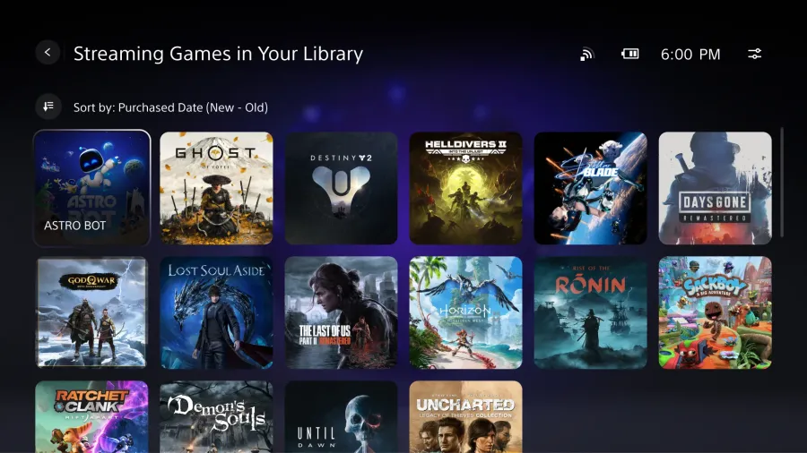 PS Plus Cloud Streaming